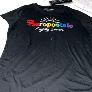 T-shirt,Brand Aeropostale ,:great condition ,:color Black